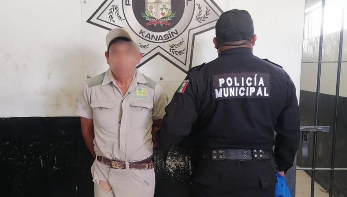 El hombre fue trasladado a la cárcel municipal donde sería puesto a disposición de la Fiscalía