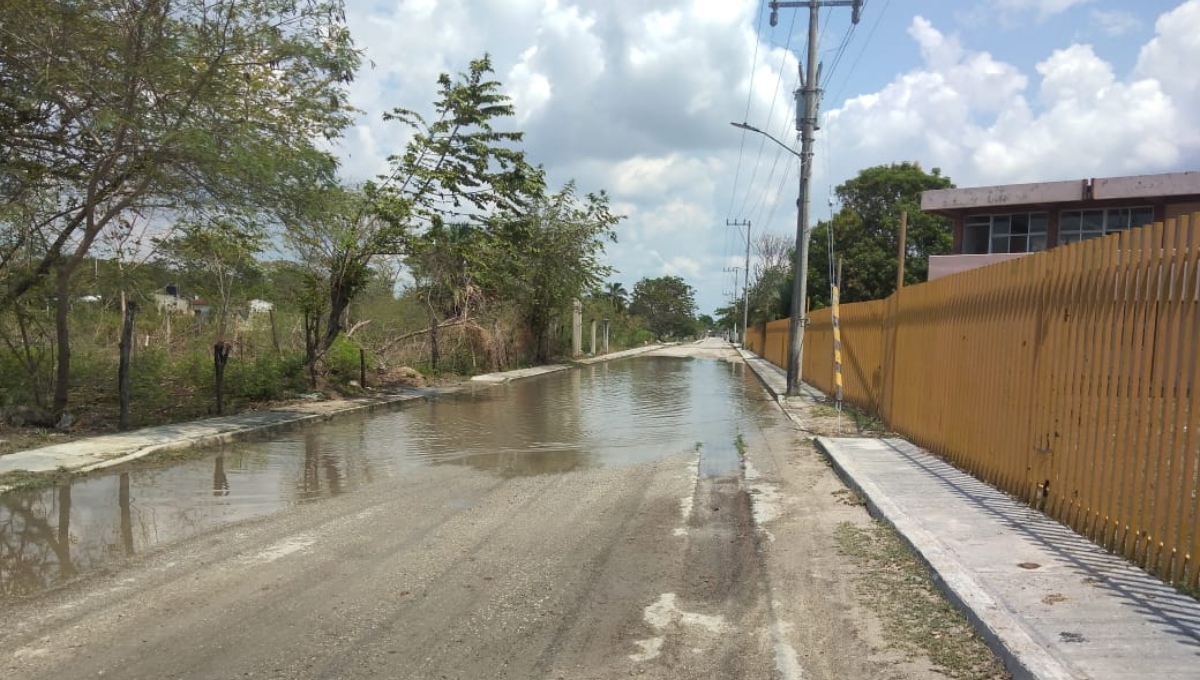 Vecinos piden que las autoridades limpien los drenajes y bacheen las calles