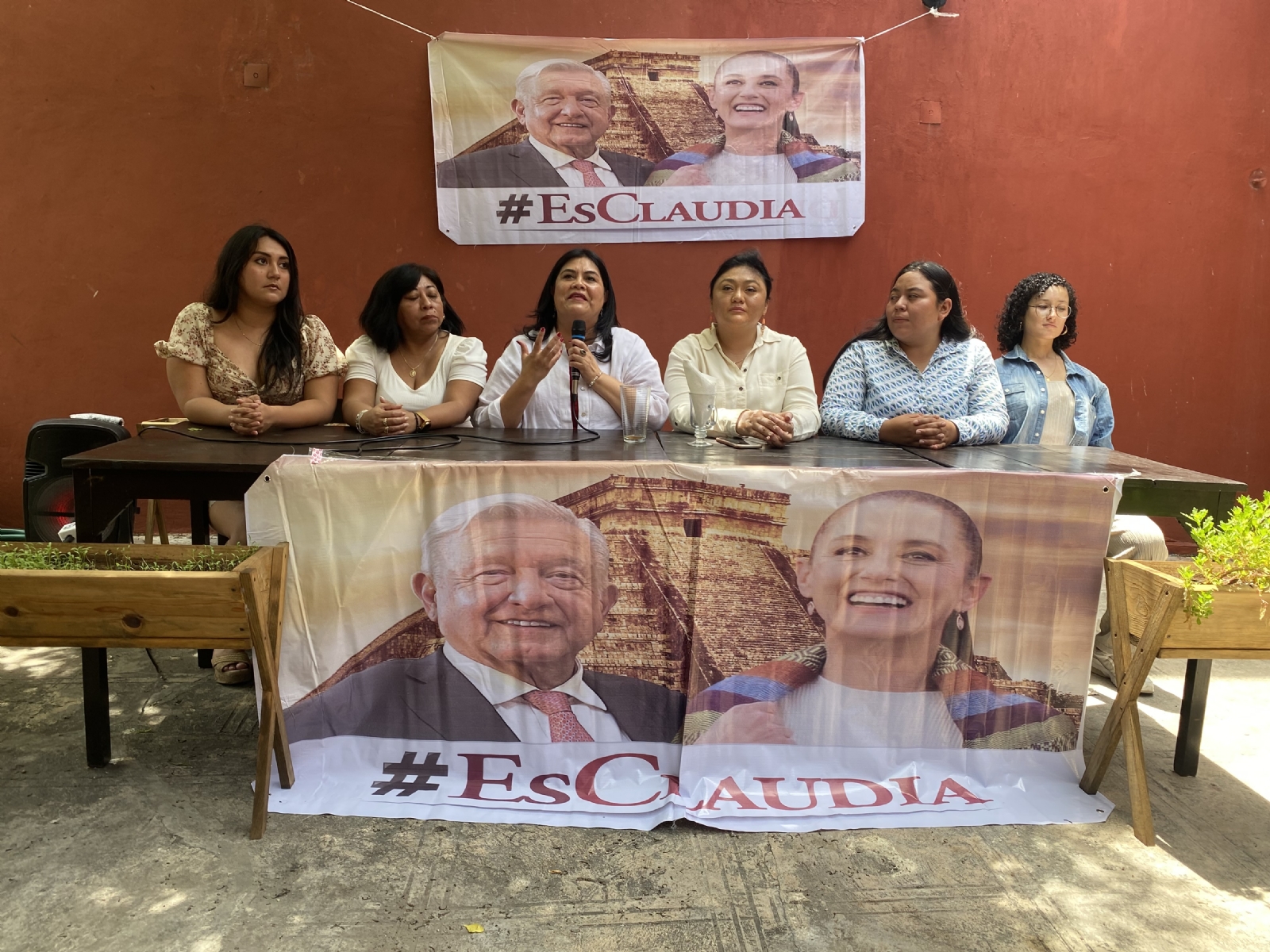 Claudia Sheinbaum en Yucatán: Simpatizantes realizan actividades para impulsar su proyecto