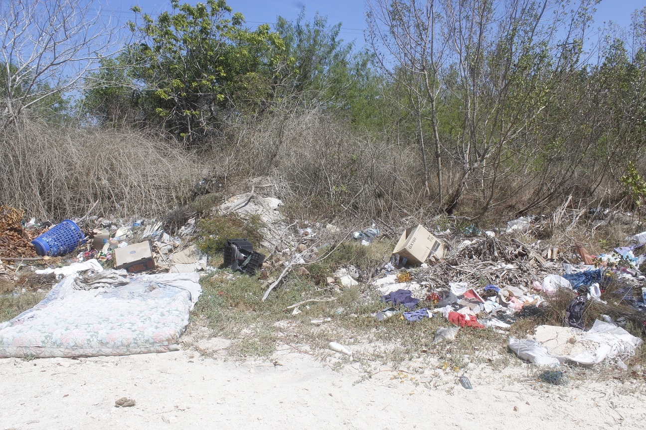 Los desperdicios van a parar a zonas de anidación de flamencos o desove de tortugas marinas