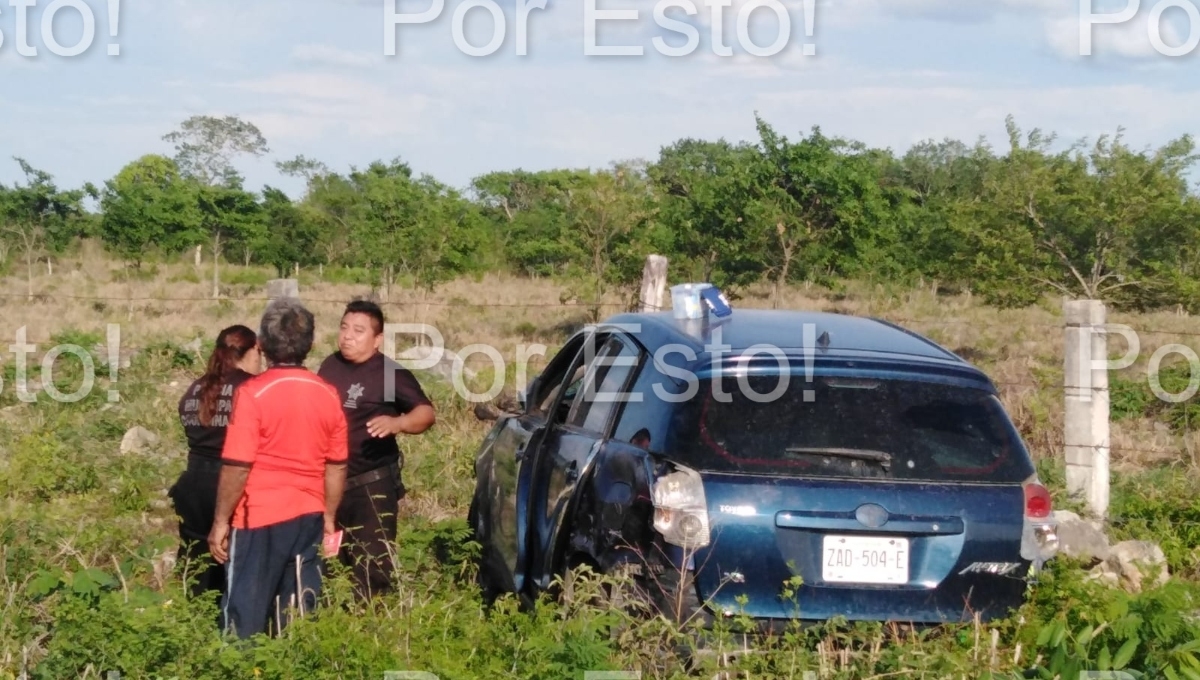 Volcadura carretera Buctzotz-Temax con varios lesionados