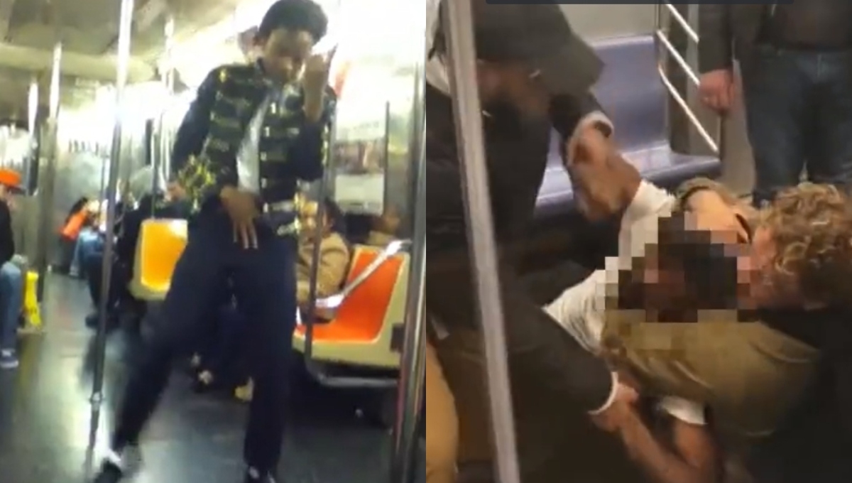 Exmarine estrangula a muerte a imitador de Michael Jackson en metro de NY