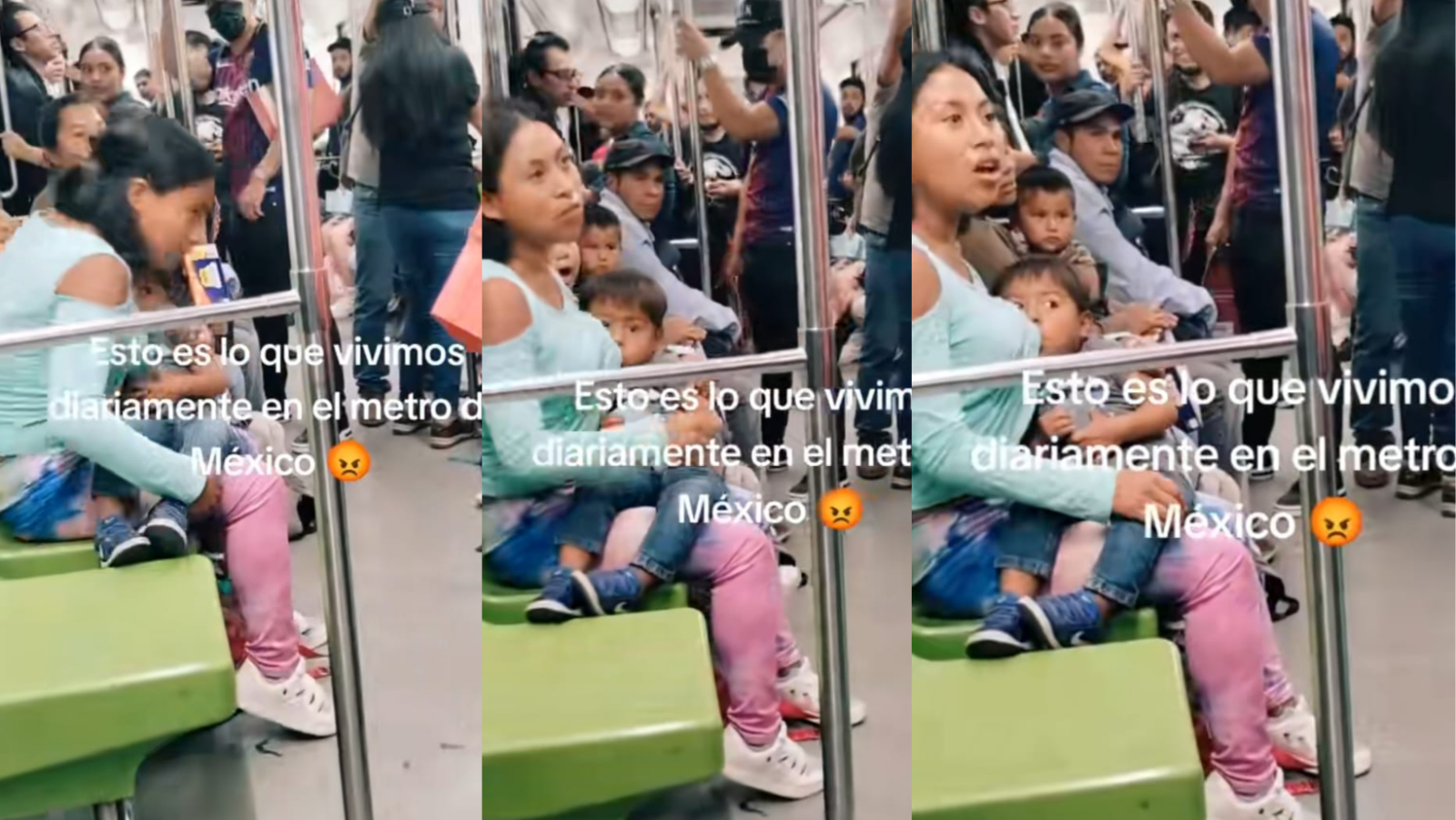 Mujeres pelean en metro CDMX tras criticar a pasajera que amamantaba a su bebé: VIDEO