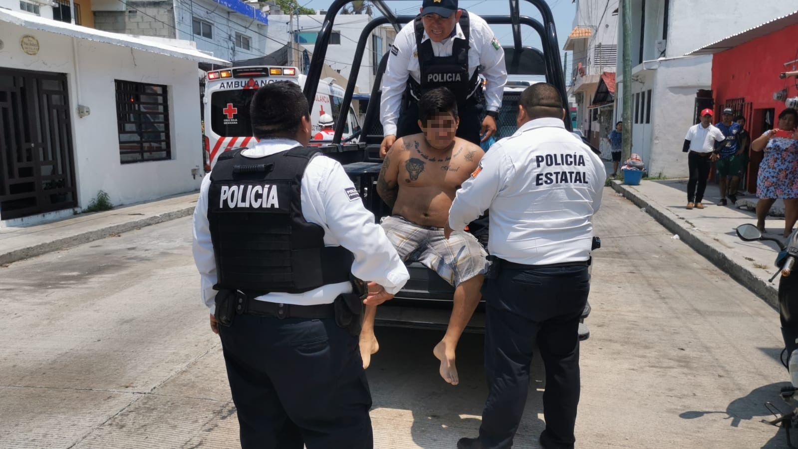 Discusión entre una pareja deja un hombre detenido en Ciudad del Carmen