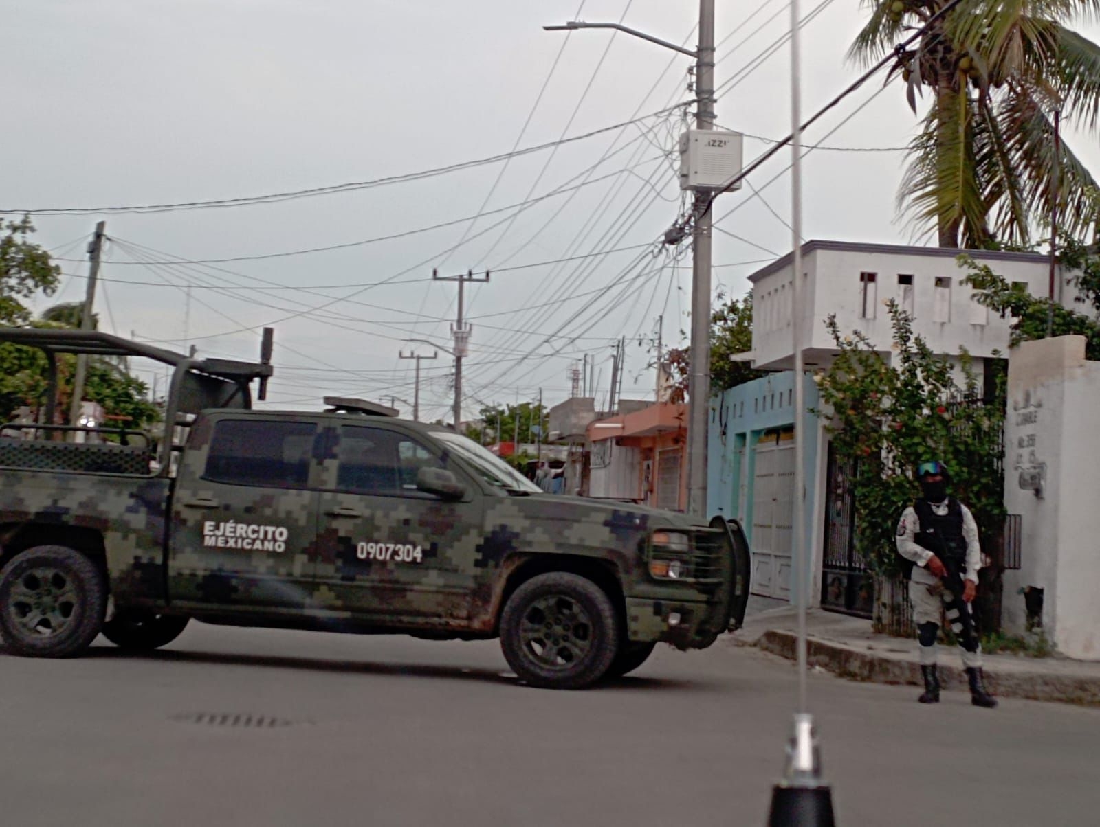 Sedena y Guardia Nacional realizan cateo en viviendas de Chetumal