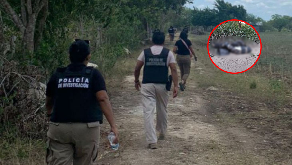 Hallan en Chetumal cadáver envuelto en bolsas negras; tenía un mensaje con amenazas