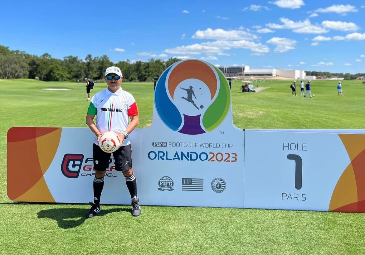 Quintanarroenses compiten junto a la Selección Mexicana en el FootGolf World Cup 2023 en Orlando