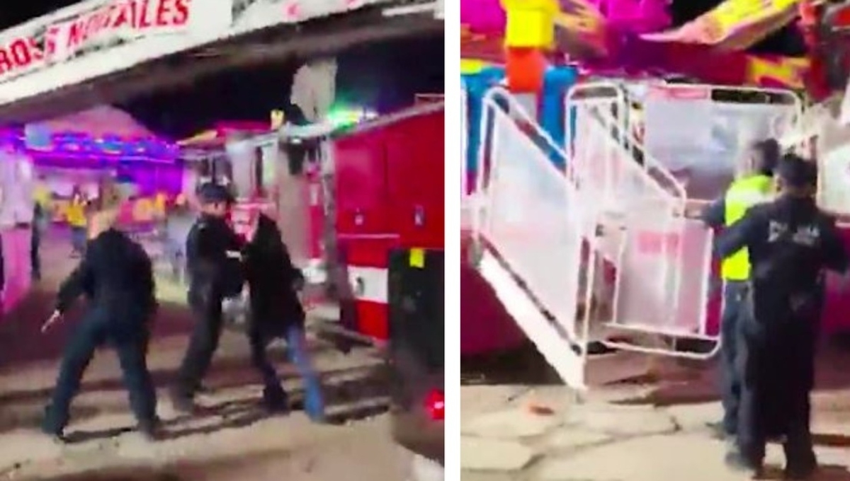 Juego mecánico colapsa en la feria de Nogales, Sonora: VIDEO