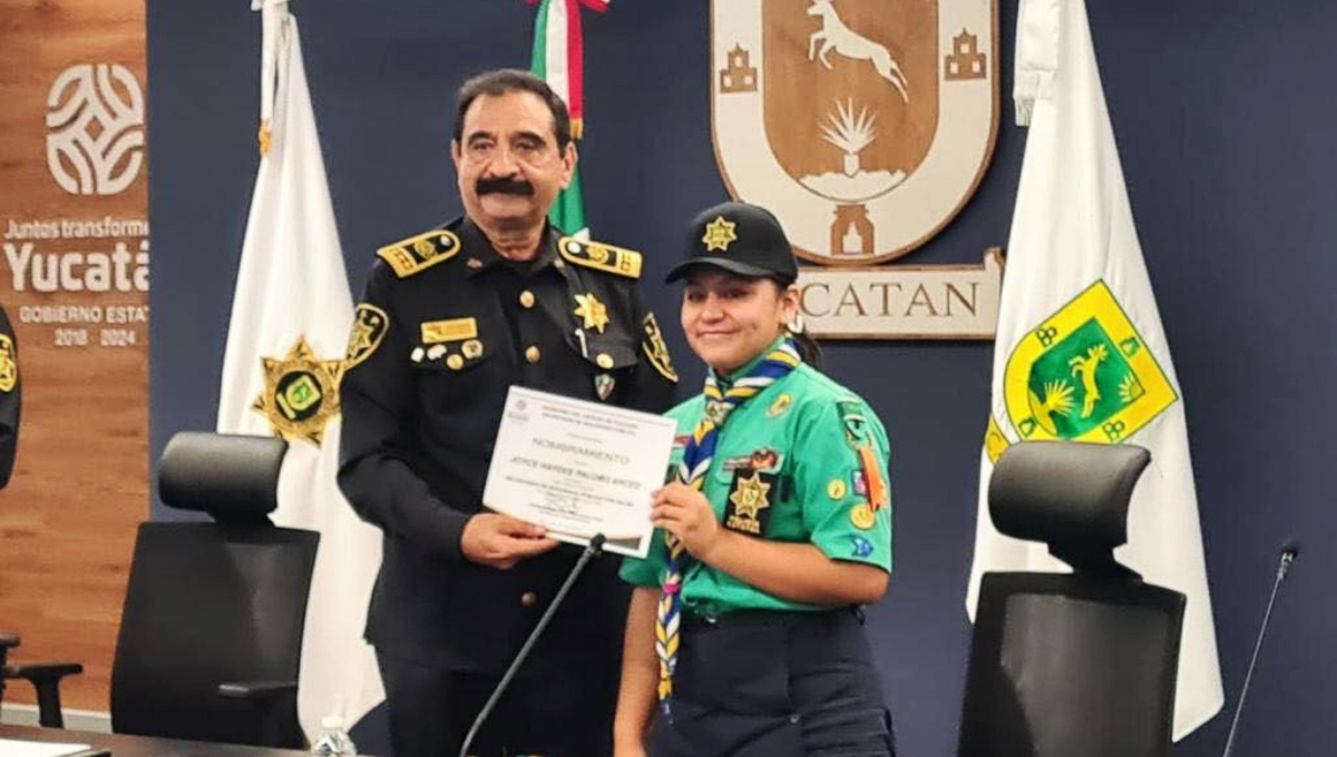 Nombran a scout como Secretaria de Seguridad de Yucatán por un día