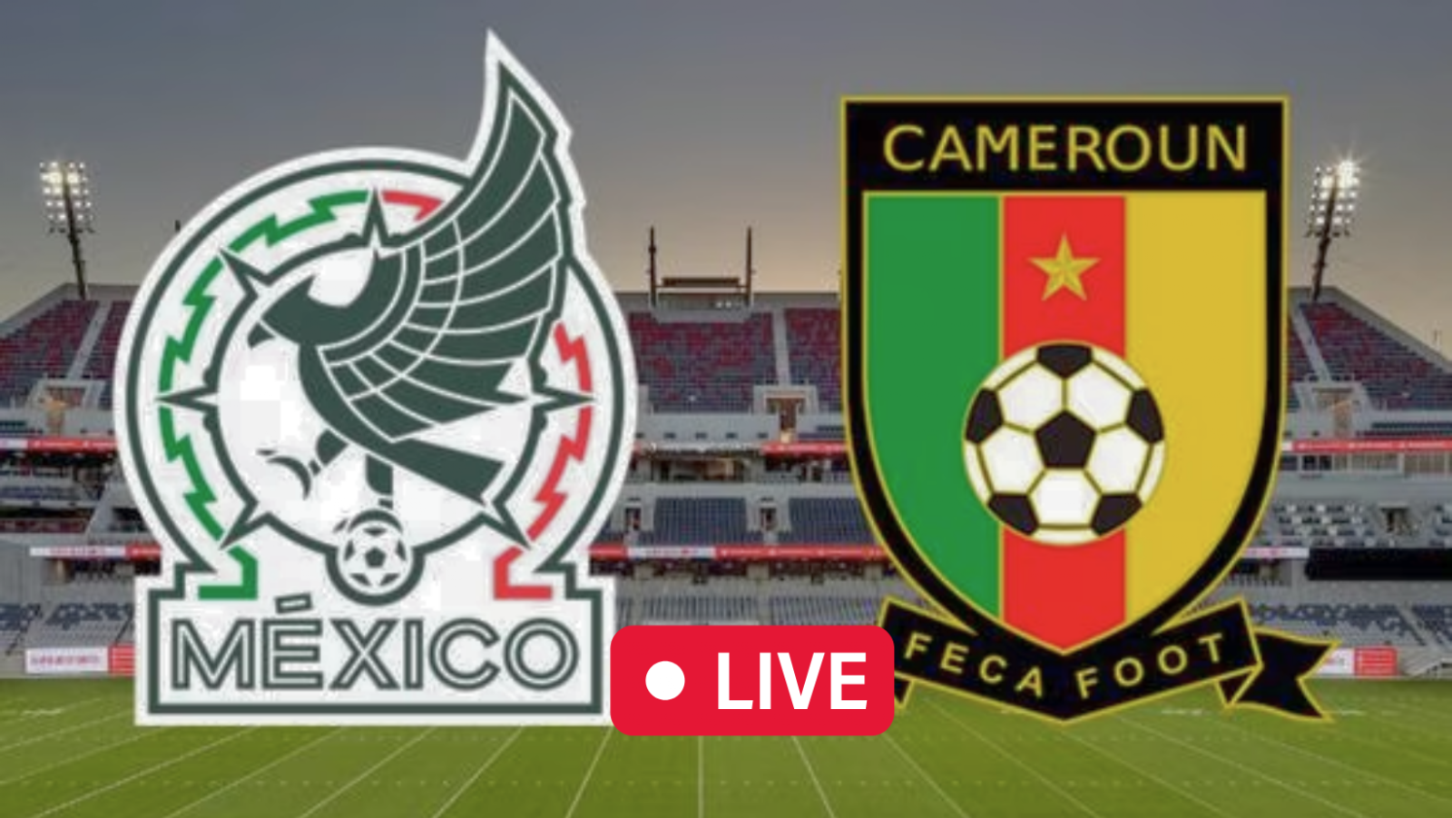 México vs Camerún EN VIVO