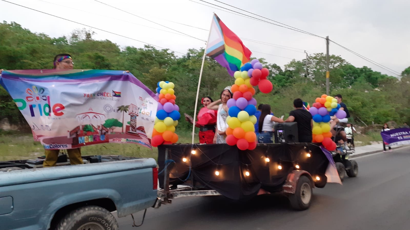 Así se vivió la marcha del orgullo LGBT+ en José María Morelos