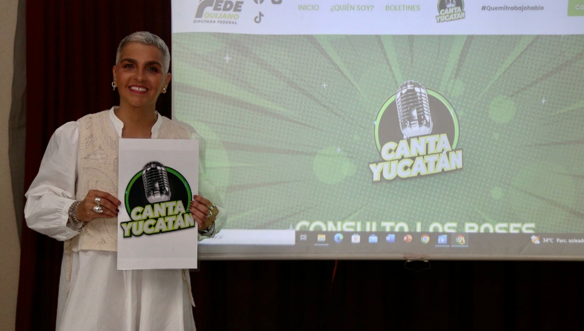 Federica Quijano busca al nuevo gran cantante yucateco