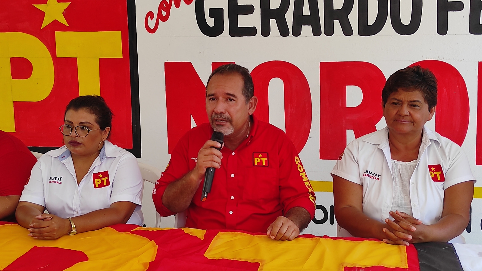Partido del Trabajo de Campeche respalda a Gerardo Fernández Noroña rumbo al 2024