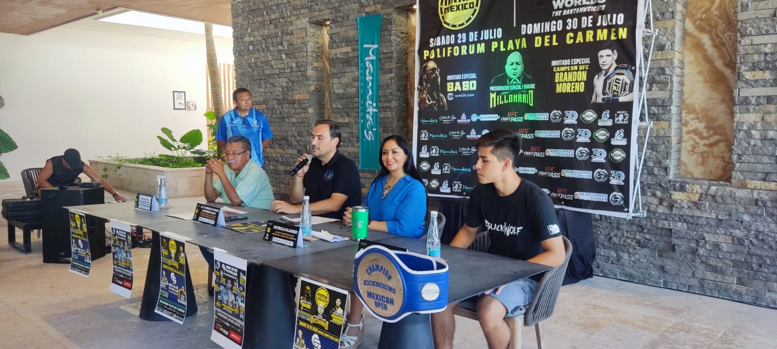 Babo de Cartel de Santa inaugurará un evento de artes marciales en Playa del Carmen