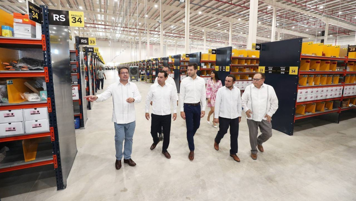 Mauricio Vila inaugura el nuevo Centro de Distribución de Mercado Libre en Umán