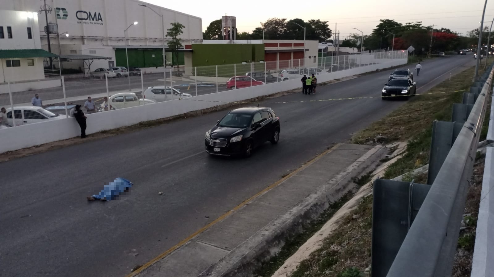 La conductora de la camioneta tuvo un shock nervioso por el accidente