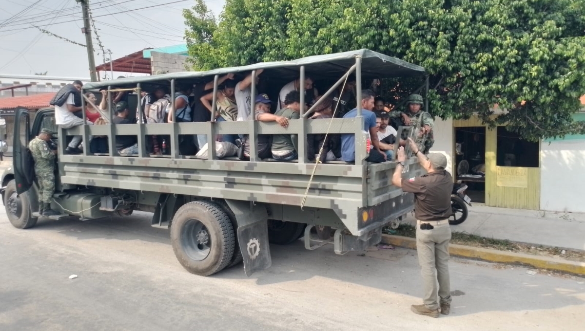En Campeche, el Instituto Nacional de Migración ha resguardado 299 indocumentados en cuatro meses