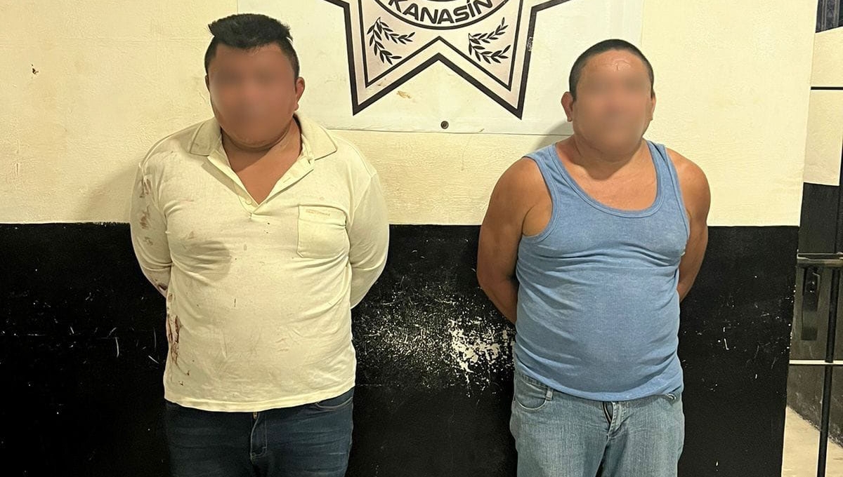 Padre e hijo fueron detenidos en la colonia San Camilo de Kanasín