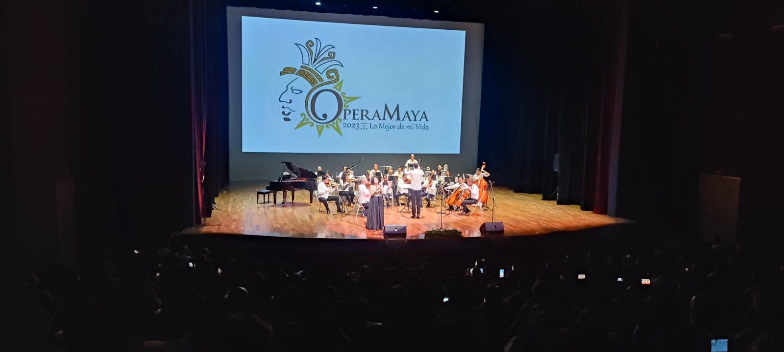 La dirección del Teatro de la Ciudad difundió el flyer digital en su página de Facebook a un día de la presentación de la orquesta de la Ópera Maya