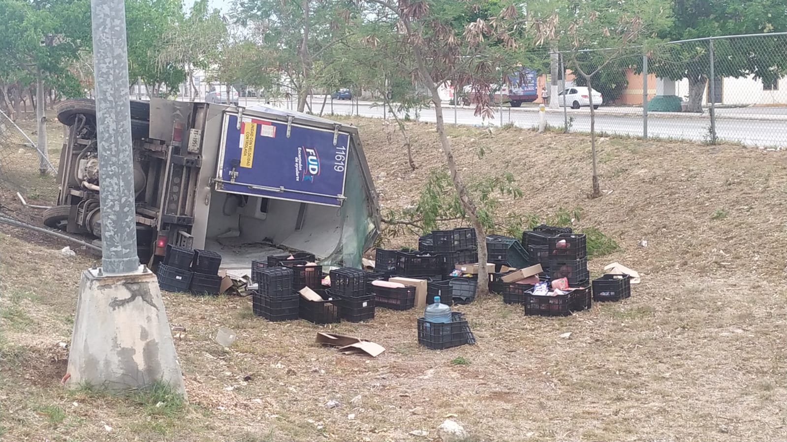 El conductor no requirió su traslado a un hospital de Mérida