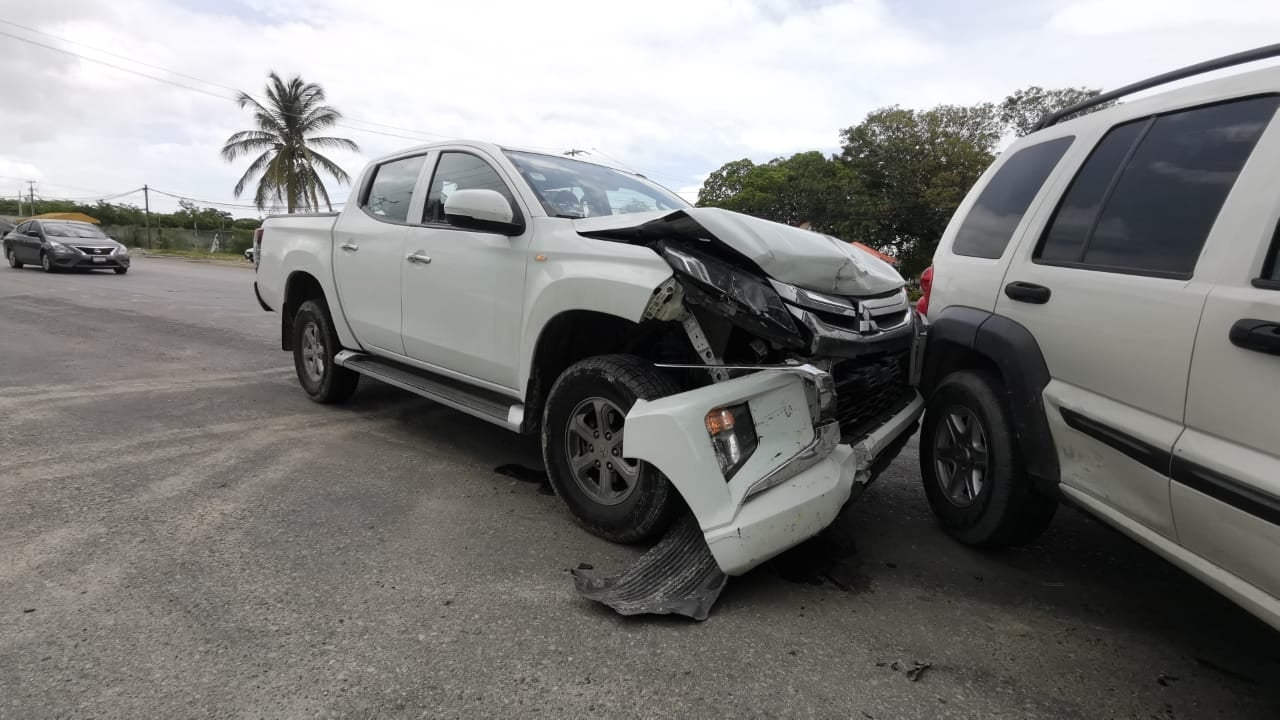 No se registraron personas heridas en el accidente