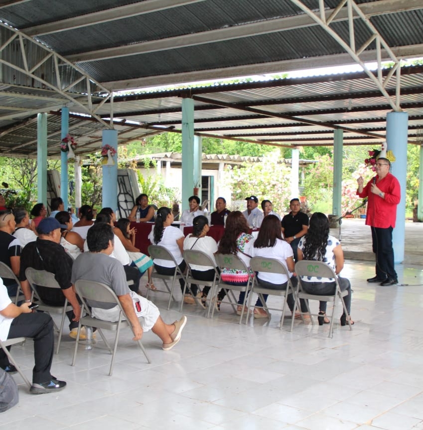 El evento fue encabezado por el presidente municipal Erick Borges Yam