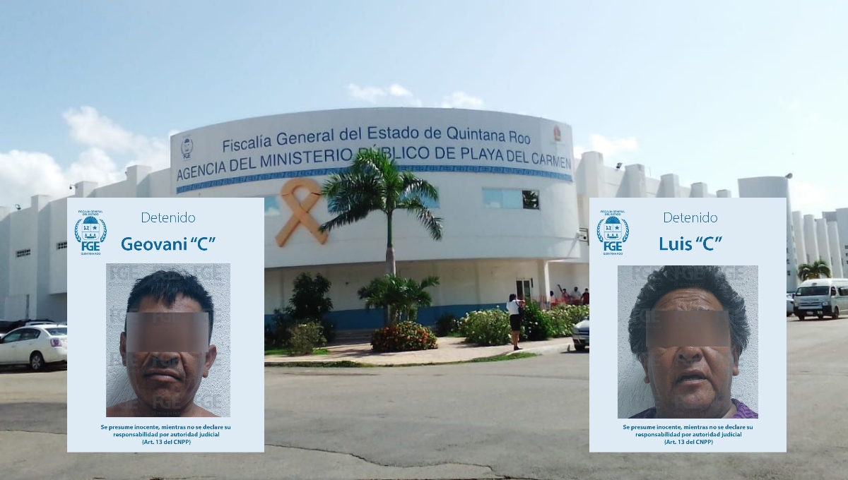 Los detenidos fueron identificados como Daniel “C” y Geovani “C”