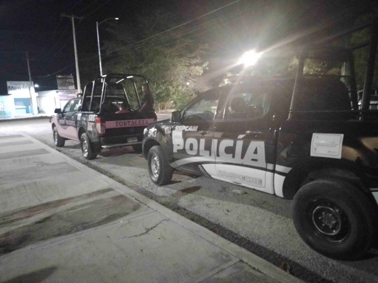 Detienen a los presuntos asaltantes en tienda de abarrotes en Escárcega