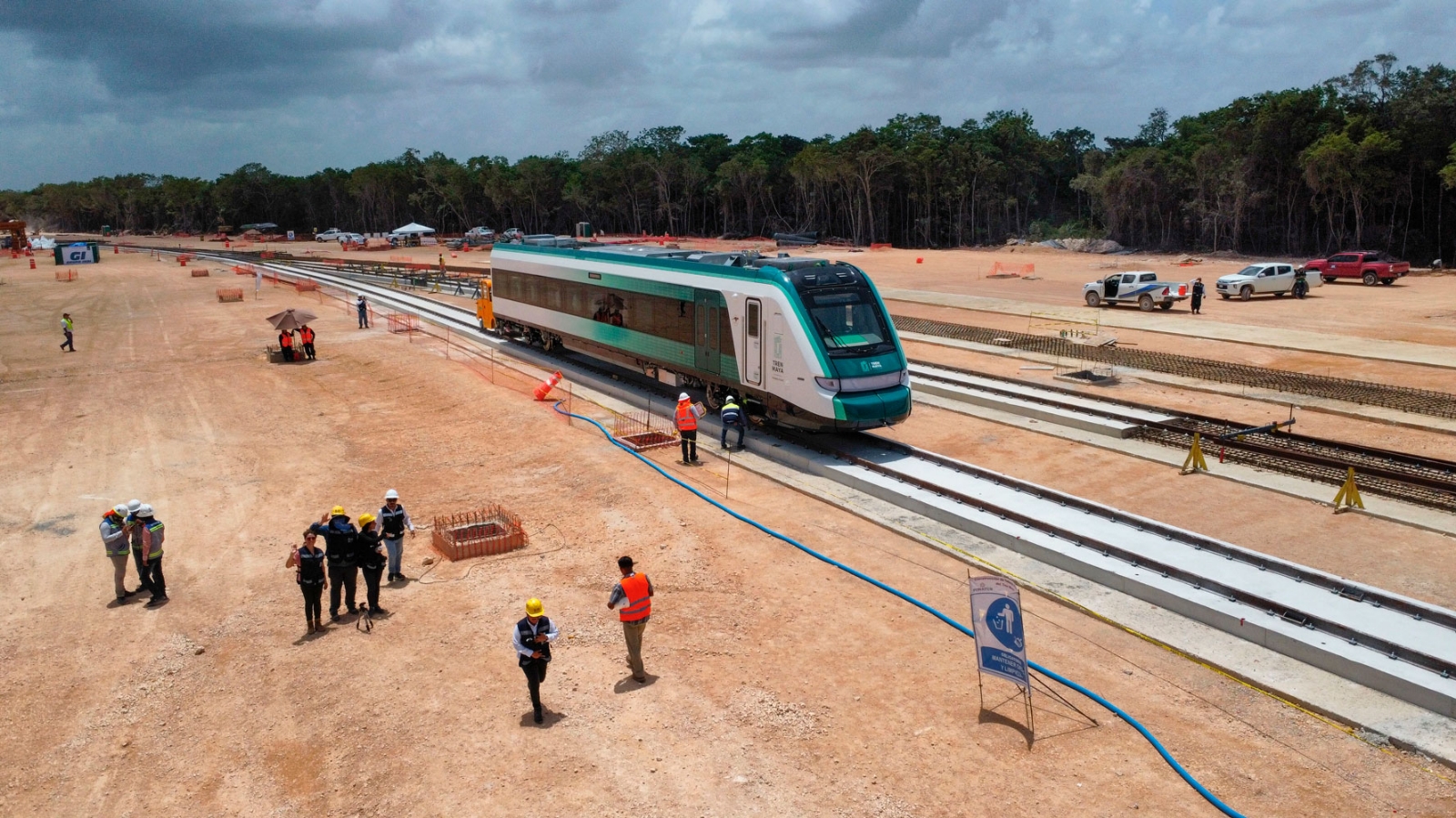 Será en agosto cuando lleguen otros dos trenes del Tren Maya