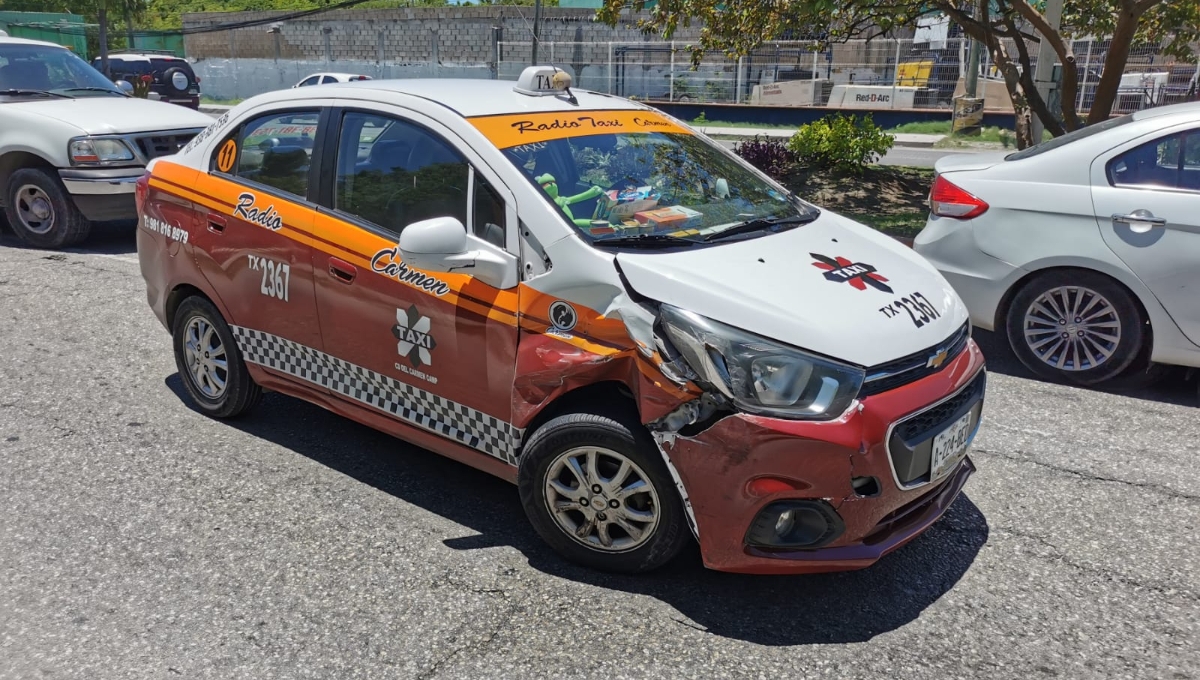 En el accidente no se registró alguna persona lesionada