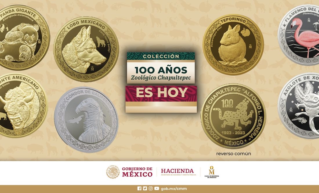 Monedas conmemorativas del zoológico de Chapultepec: ¿Dónde conseguirlas?