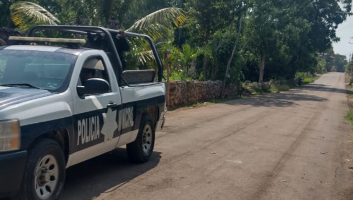 Al llegar al lugar de los hechos los elementos policiacos vieron que se trataba de una broma