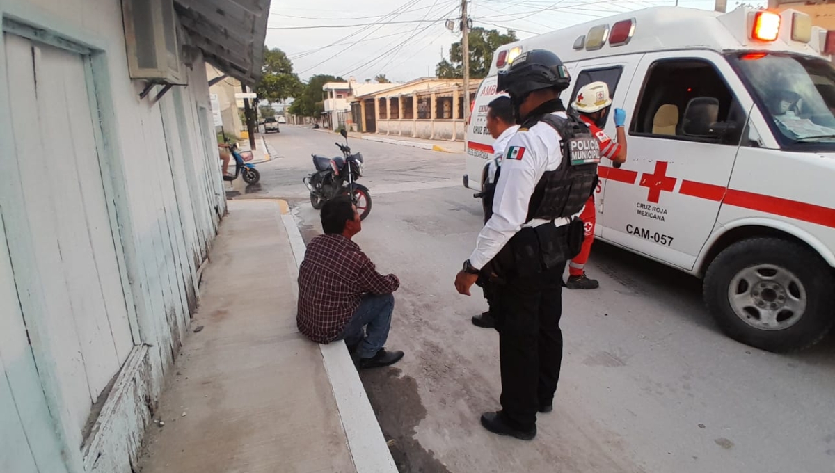 Intentan asaltar a hombre y recibe tremenda golpiza en Escárcega