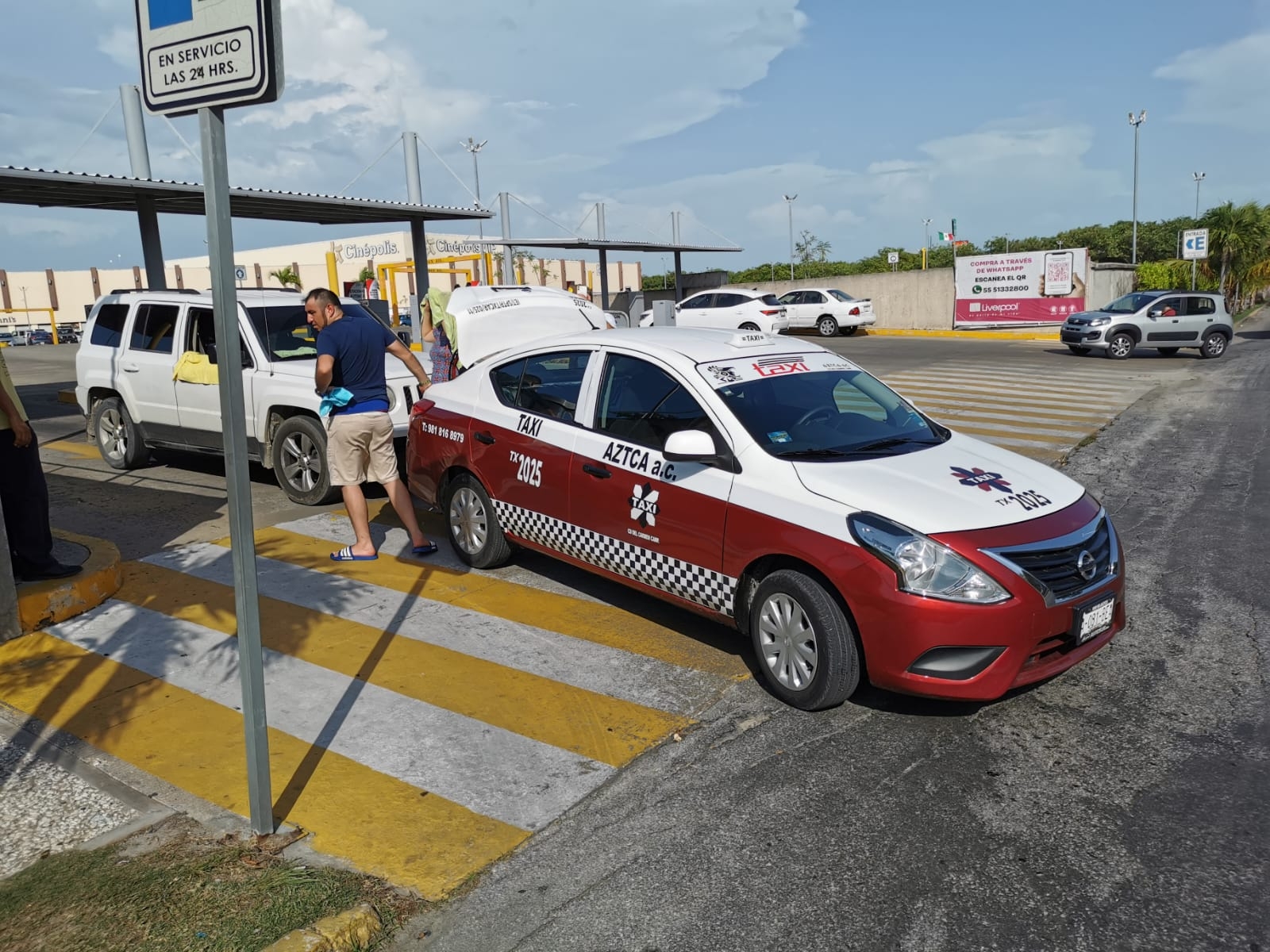 Familia chiapaneca choca en su visita a la virgen en Ciudad del Carmen