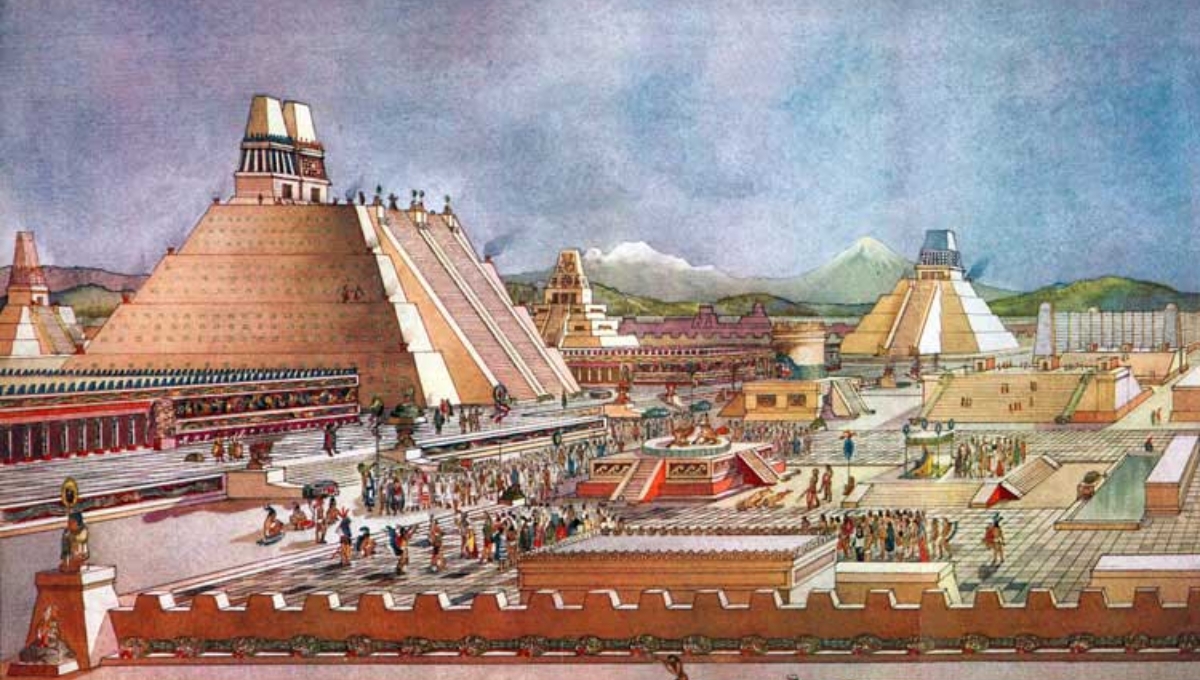 Tenochtitlan se fundó en una isla en el lago de Texcoco en 1325