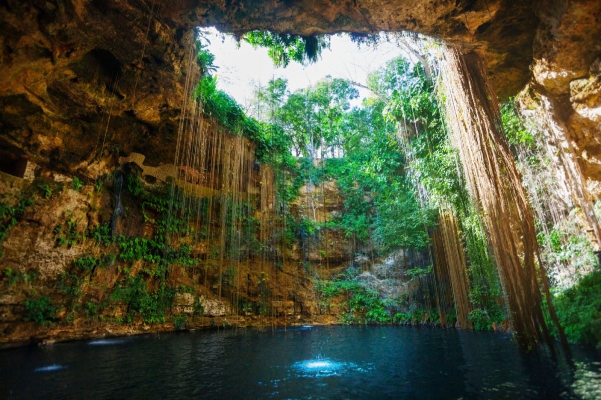 ¿Cuántos tipos de cenote hay en la Península de Yucatán?