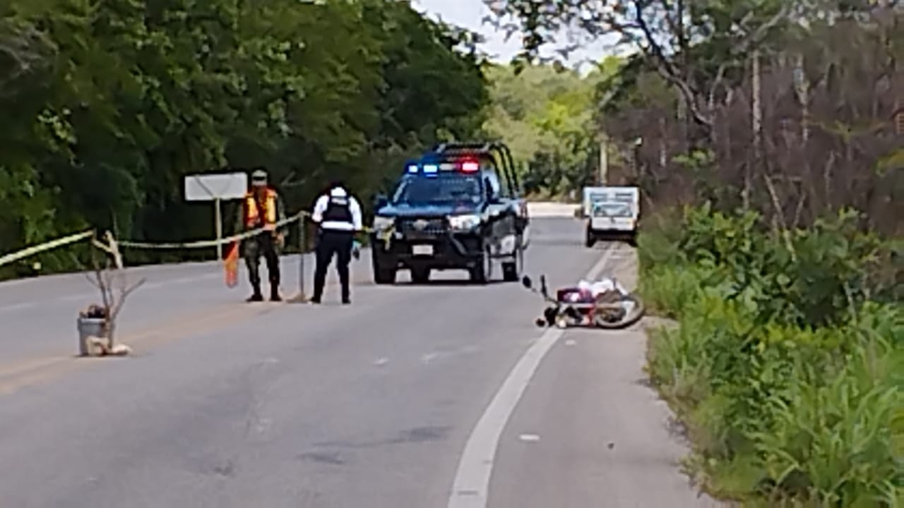 Muere bebé de cinco meses tras caer de una moto en Campeche