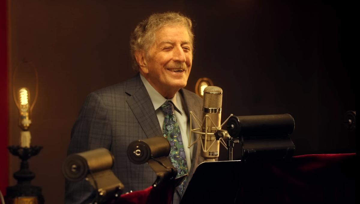 Tony Bennett en una de las últimas colaboraciones musicales. Foto: Especial