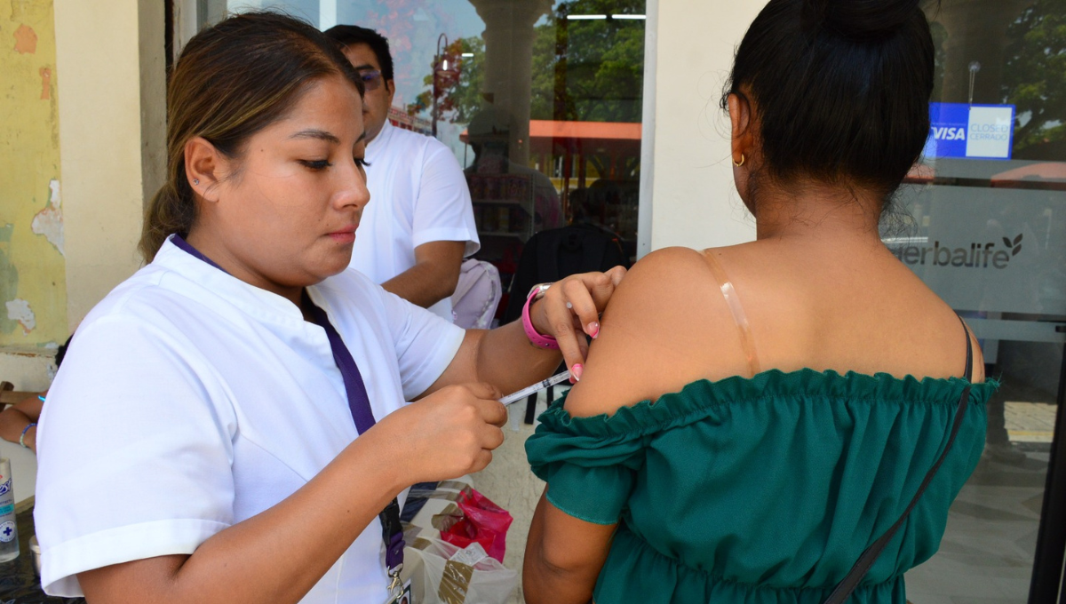 Los módulos de vacunación están en diversos puntos de Campeche