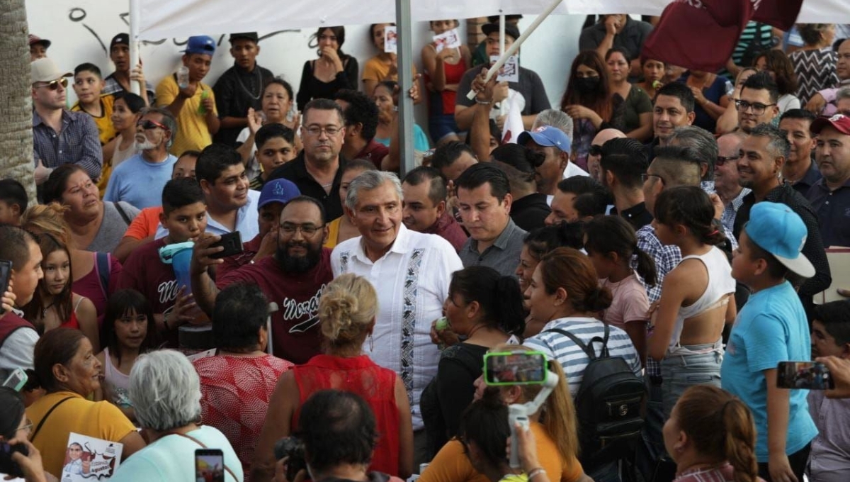 Elecciones 2024: Adán Augusto llega a Campeche para reunirse con sus simpatizantes de tres municipios