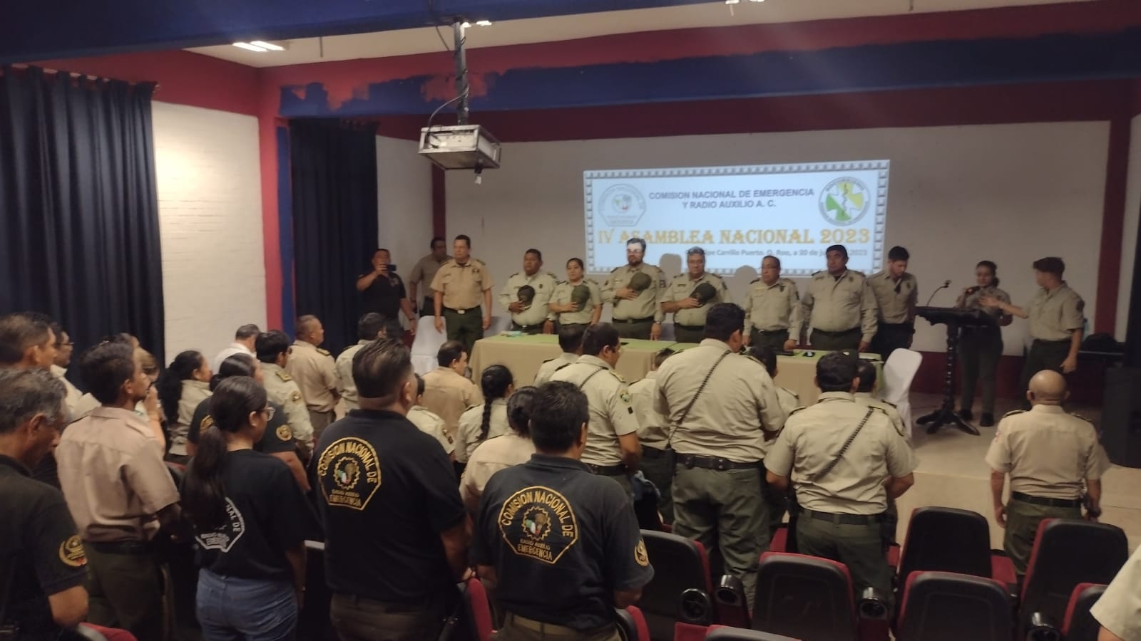 Estuvieron presentes representantes de las delegaciones de Tixcocop, Peto, Ticul, Progreso, Cancún, Bacalar, Cozumel, Río Hondo, José María Morelos, Felipe Carrillo Puerto