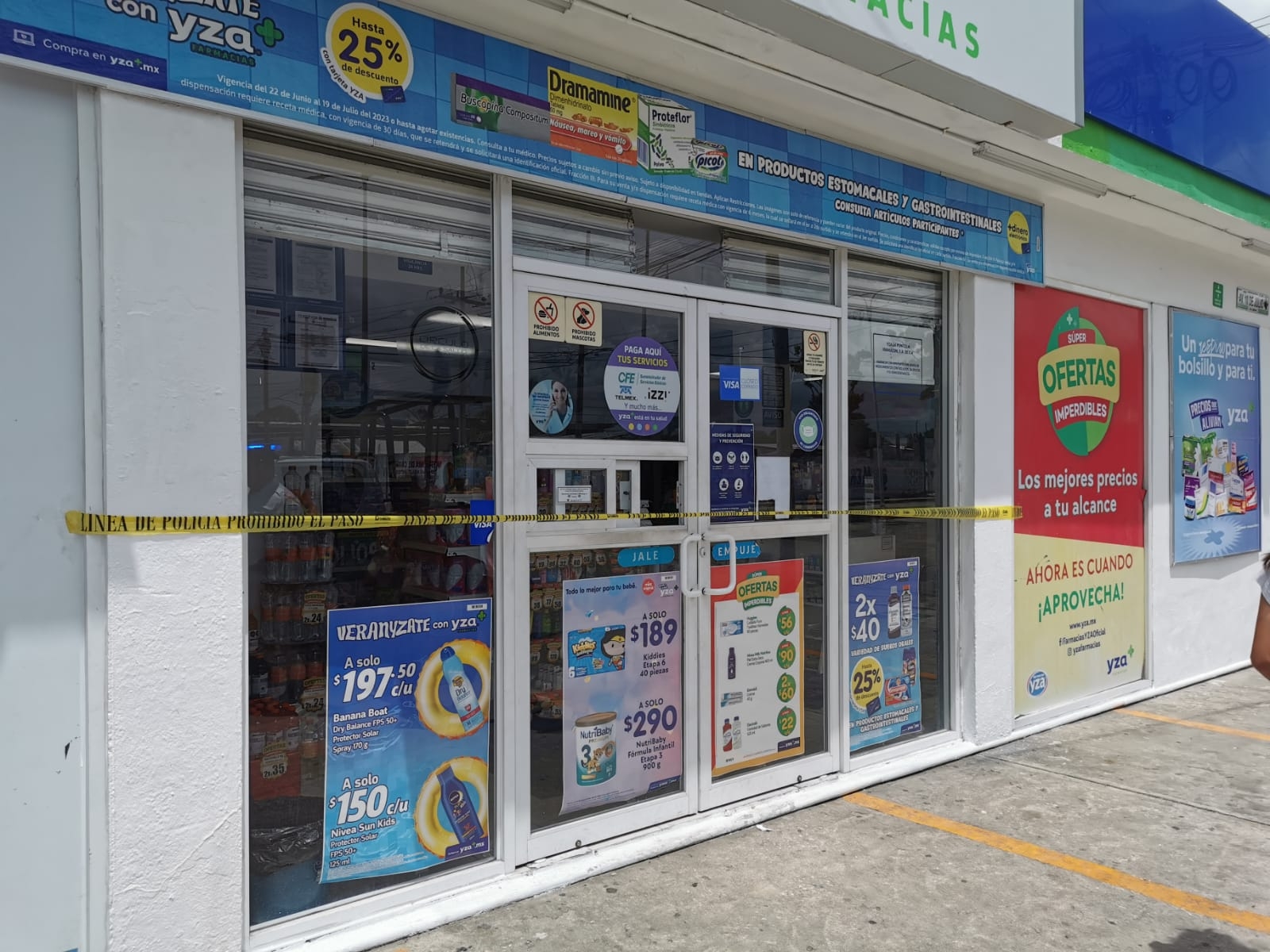 Detienen a hombre por robar 600 pesos de una farmacia en Ciudad del Carmen