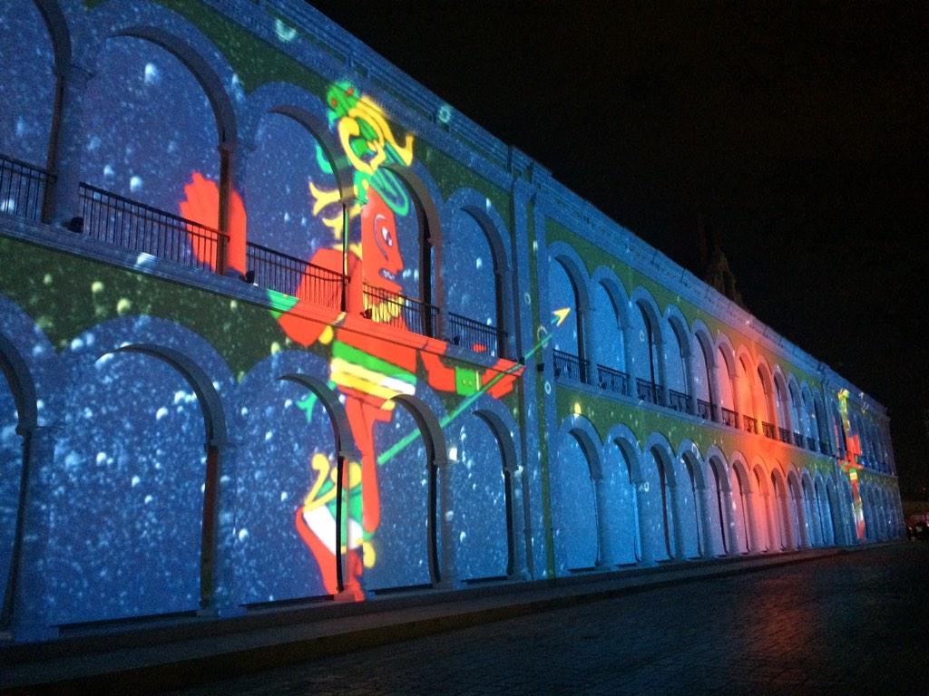 El mantenimiento para el videomapping fue de un millón de pesos