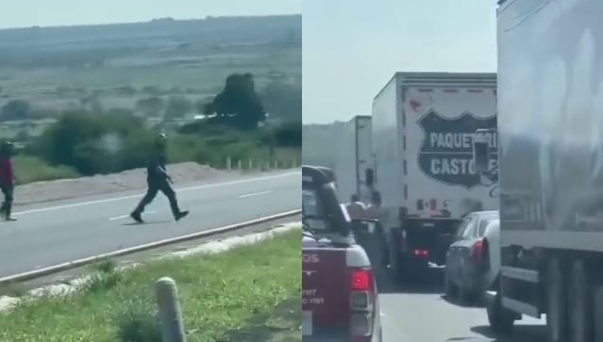 El asalto en la carretera Querétaro-San Luis Potosí quedó captado en video