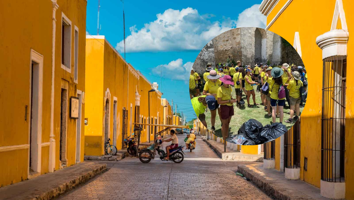 En Izamal, jóvenes de todo el mundo 'invaden' las calles del Pueblo Mágico