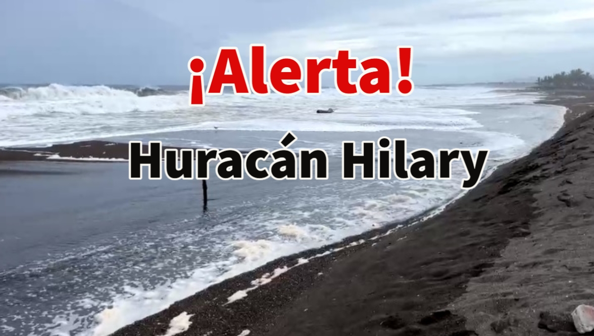 El Huracán Hilary se ubica a 540 km al suroeste de Manzanillo, Colima