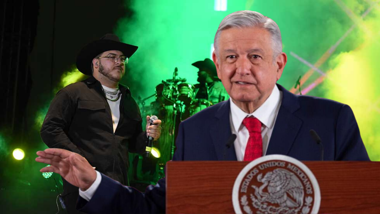 AMLO anuncia concierto gratuito de Grupo Frontera en el Zócalo de la CDMX