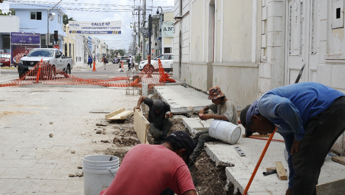 Retrasan obras del Corredor Turístico-Gastronómico en Mérida; terminará hasta enero de 2024