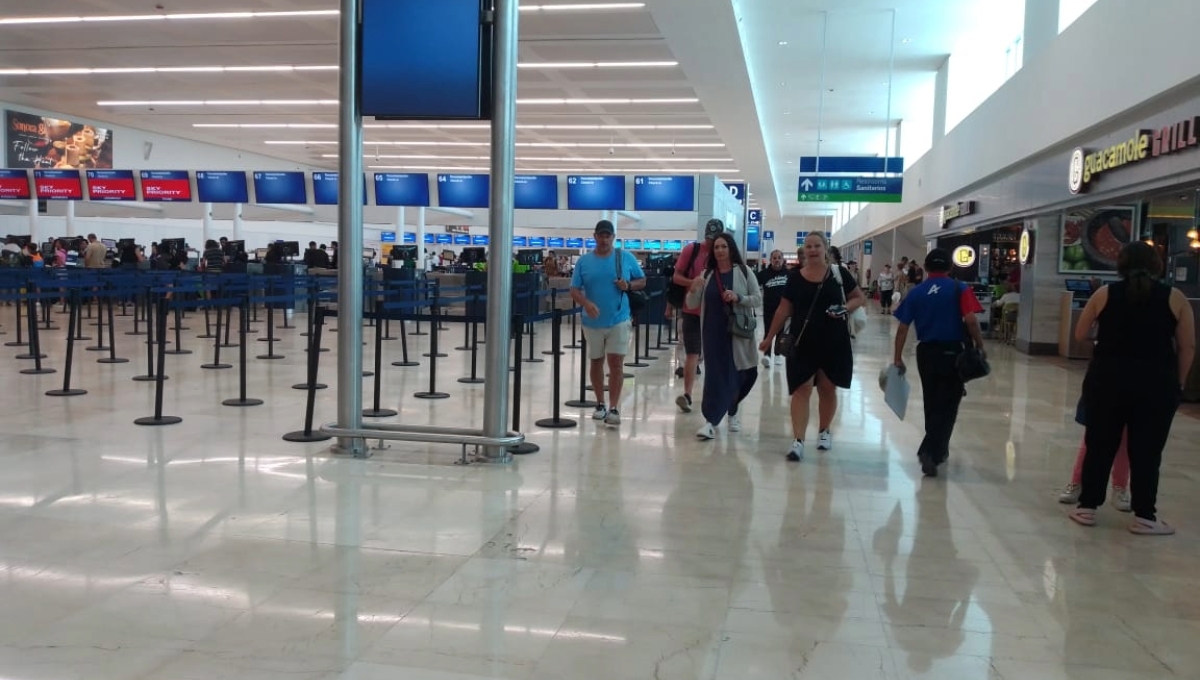 Aeropuerto de Cancún mantiene buena movilidad de pasajeros