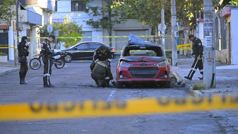 Así explotaron 4 coches bomba en Ecuador: VIDEO